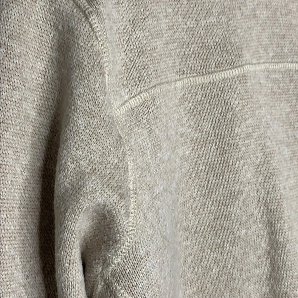 Woolrich Quarter Zip Sweater‎ Tan Size Medium